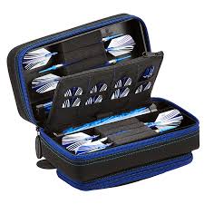 Viper Plazma Pro Dart Case Black & Dark Blue- - Extremely Tough & Durable - Holds Fully Loaded Darts -